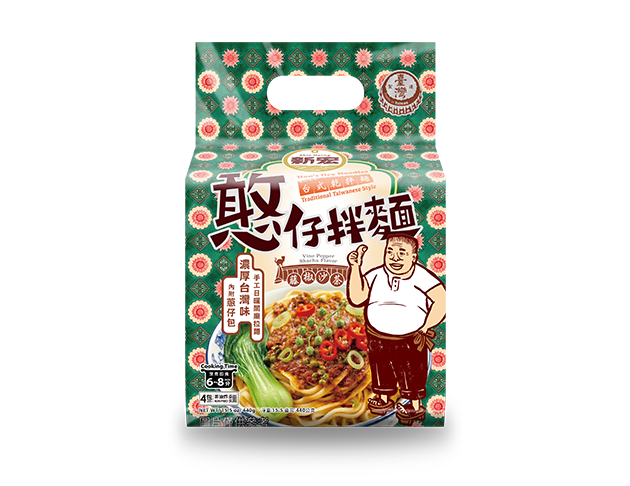憨仔拌麵-藤椒沙茶 440g$169/袋