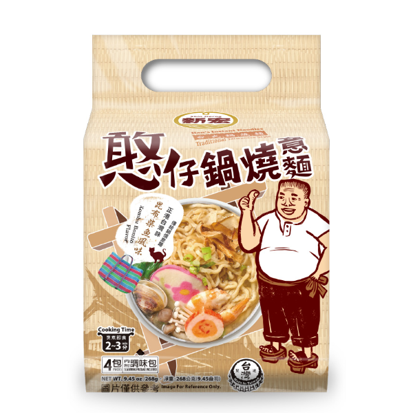 憨仔鍋燒意麵-昆布柴魚風味 268g<br><span>$90/袋