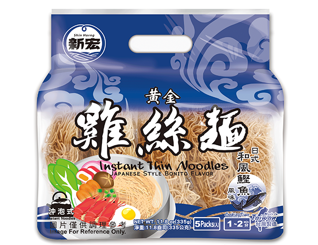 黃金雞絲麵-日式和風鰹魚風味 335g<br><span>$ 95/包