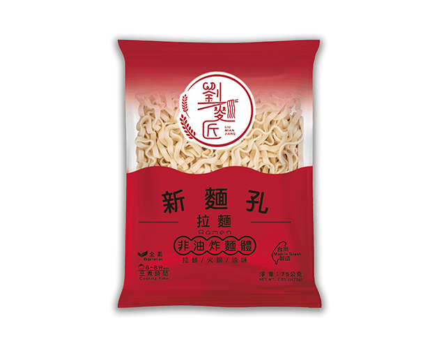 劉麵匠-拉麵 75g<br><span>【全素】<br><span>$15/包