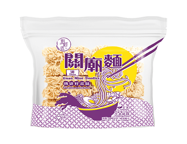 劉麵匠-關廟麵(細) 1200g<br><span>【全素】<br><span>$149/包