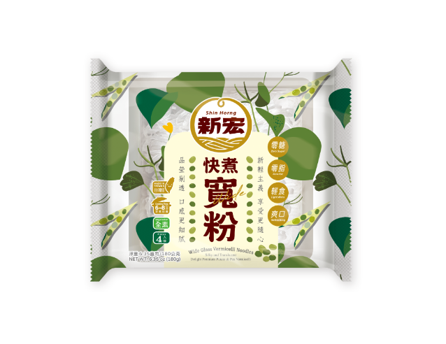 快煮寬粉180g<br><span>【全素】<br><span>$55/包  