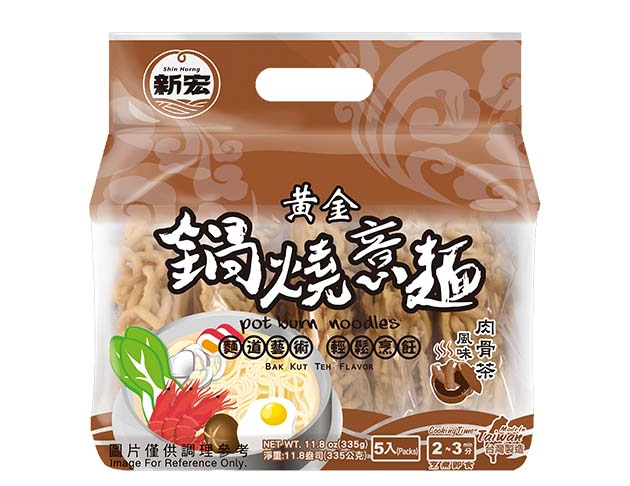 黃金鍋燒意麵-肉骨茶風味 335g<br><span>【蛋素】<br><span>$ 95/包